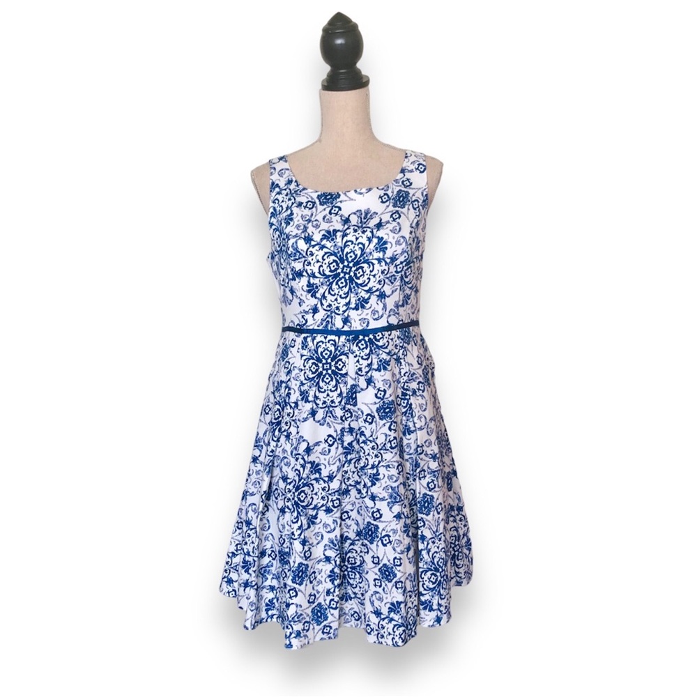 Cece’s New York Fit and Flare Pleated Dress Size 16